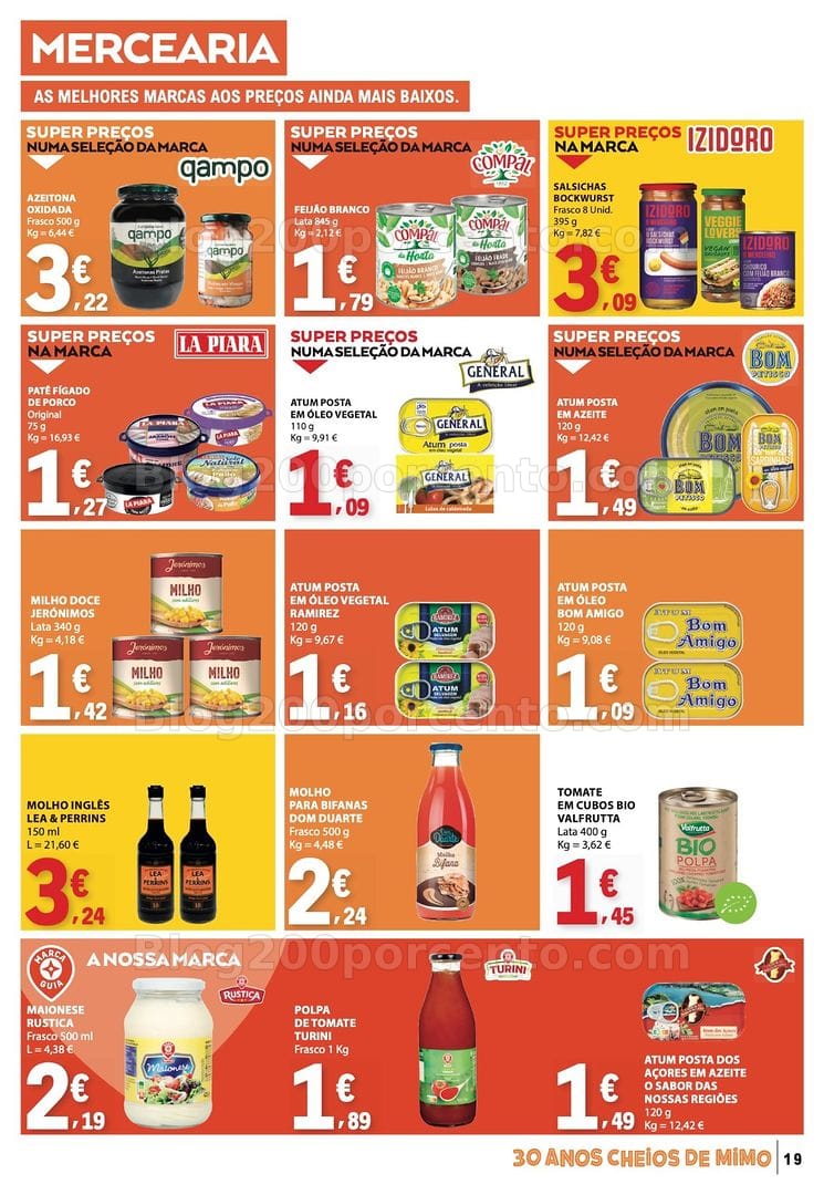 Antevisão Folheto E-LECLERC Promoções de 19 a 25 março